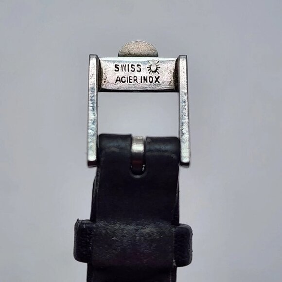 Omega Watch 511.0426 Geneve 19mm Women's Silver X Black manual 17 Jewels working - Picture 11 of 13